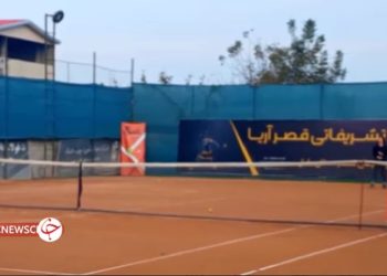 برگزاری مسابقات تنیس ۵۰۰ امتیازی بانوان مازندران در بابل + فیلم