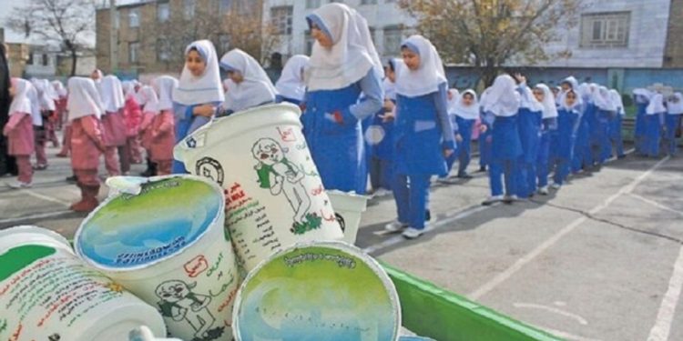 توزیع شیر رایگان مدارس مازندران از ۱۲ آذر