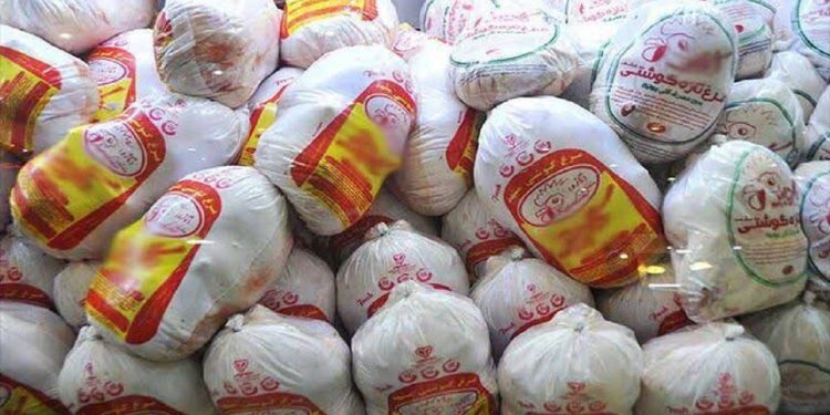 توزیع ۵۵ تن مرغ منجمد تنظیم‌ بازاری در آمل