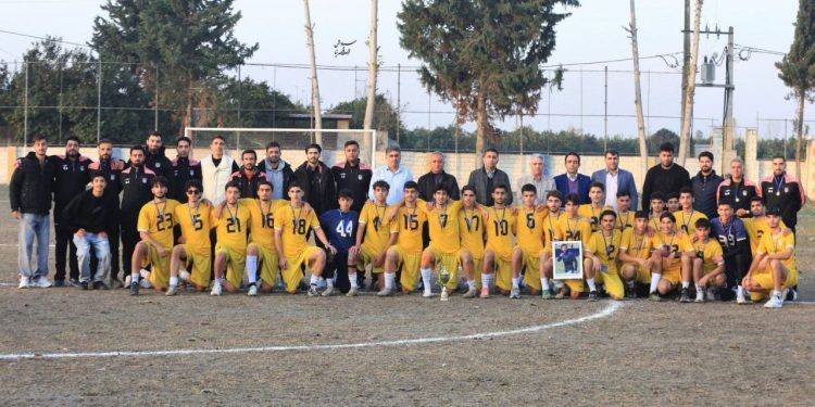 سرود قهرمانی دانش فریدونکنار در لیگ برتر فوتبال زیر ۱۷ سال مازندران