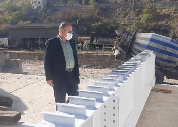 ضرورت رفع موانع در مسیر پروژه پل پلسفید/ نخستین محموله عرشه‌های فلزی به کارگاه پل پلسفید رسید