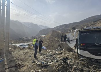 جزییات حادثه واژگونی اتوبوس در جاده هراز