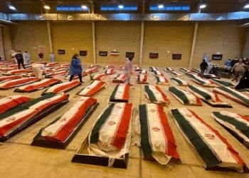 وداع با پیکر شهدای ناو دنا در مازندران؛ مراسم تشییع فردا در ساری