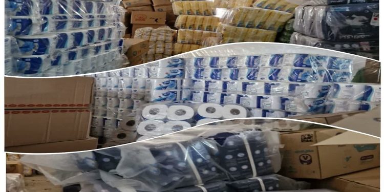 کشف ۴ هزار بسته پوشک بچه احتکاری در ساری