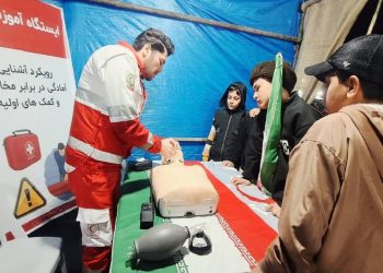 آموزش ایستگاهی  ۳۱۵۰۰ نفر  در طرح بشر دوستانه نوروزی هلال احمر مازندران