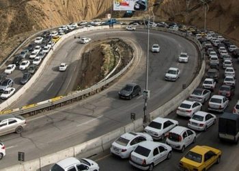 ترافیک نیمه‌سنگین تا سنگین در محورهای کندوان و هراز