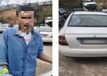 کشف خودروی سرقتی در محور کندوان با هوشیاری پلیس راه مازندران