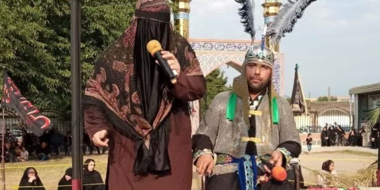 خدمات متقابل تعزیه و هنر بومی مازندران