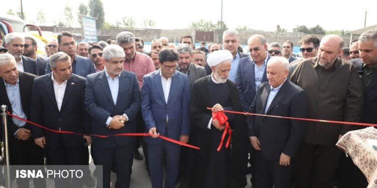 افتتاح سایت مدرن پسماند قائمشهر با ظرفیت روزانه ۵۰۰ تن