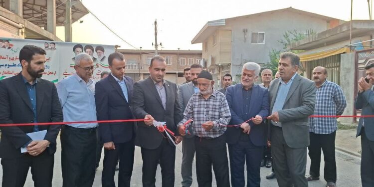 بهره‌برداری از طرح هادی ۱۱ روستا در میاندورود ‌طی هفته دولت