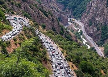 جاده چالوس یک‌طرفه شد؛ ترافیک سنگین در راه‌ها