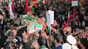 تشییع باشکوه پیکر مطهر شهید سلیم‌زاده در تنکابن