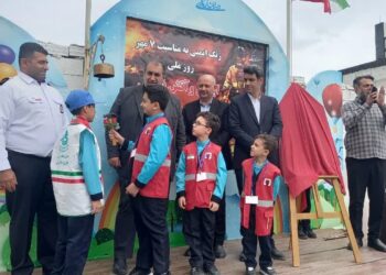 رونمایی شهرداری آمل از طرح همیار آتش‌نشان در مدارس برای نخستین بار در شمال کشور