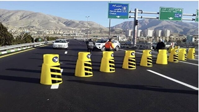 بسته بودن جاده چالوس تا ساعت ۲۱ امشب دوشنبه