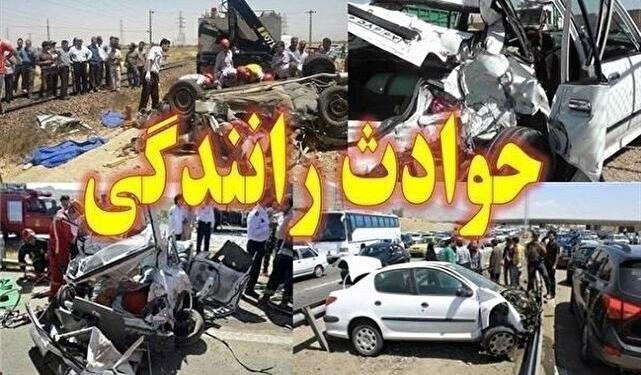 جزئیات حادثه مرگبار واژگونی خودروی سواری در نوشهر با ۶ کشته