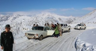 گیر افتادن مسافران در مرز سمنان و مازندران