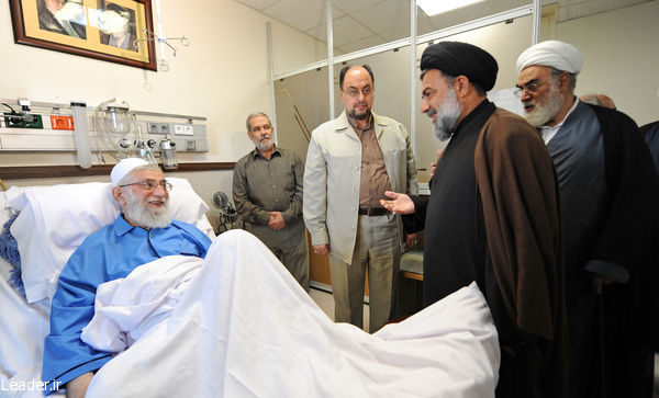 عیادت حجت الاسلام والمسلمین سید احمد میرعمادی از رهبر معظم انقلاب