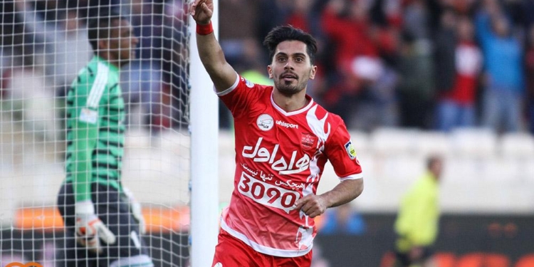 گل مهاجم چهاردانگه ای پرسپولیس به استقلال خوزستان + فیلم