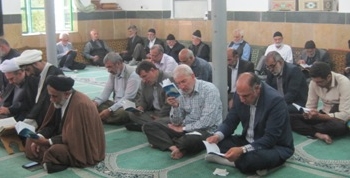 مراسم پر فیض دعای عرفه در  کیاسر برگزار شد