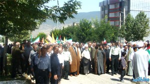 راهپیمایی در جهت محکومیت توهین به ساحت مقدس حضرت رسول اکرم