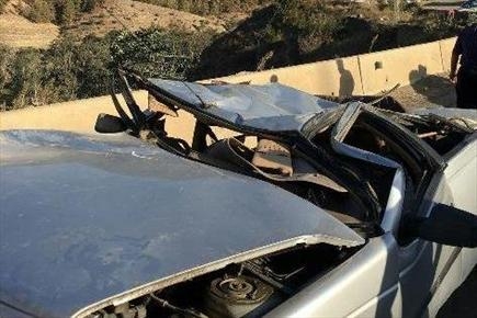 قهرمان جهان مازندرانی در اثر تصادف در جاده هراز در گذشت