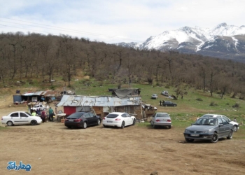 حضور گردشگران نوروزی در بخش چهاردانگه + تصاویر