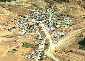عکس ماهواره ای شهر کیاسر سال ۱۳۸۶