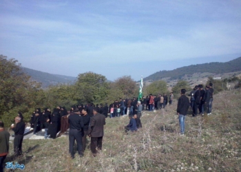 تصاویر آئین « علم گردش » در روستای مازرستاق