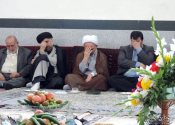 مراسم اربعین بانو عفیفه معصومه فولادی در نکا + تصاویر