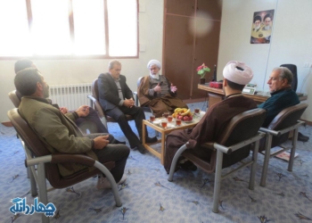 بازدید امام جمعه چهاردانگه از اداره برق شهر کیاسر + تصاویر