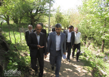 بازدید مسئولین شهرستانی و بخش چهاردانگه از روستای مزده