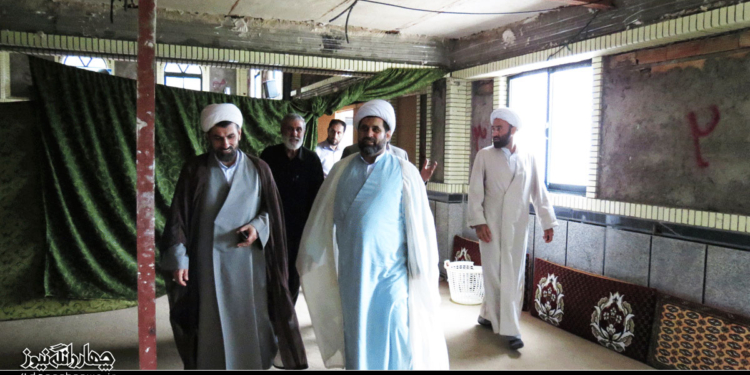 بازدید مدیرکل اوقاف و امور خیریه استان از موقوفات روستای مزده