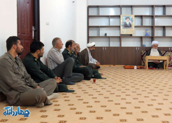 دیدار مسئولان بخش با امام جمعه به مناسبت هفته دولت + تصاویر