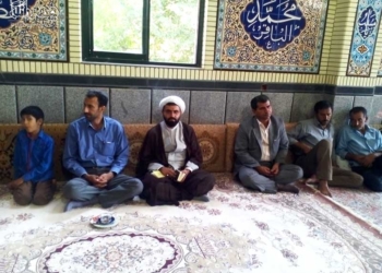 برگزاری مراسم جشن عید غدیر در روستای مزده + تصاویر