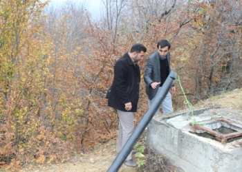 ساماندهی آب چشمه جمال الدین کلا به شهر کیاسر + تصاویر