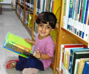 حضور شیرین کودکان در کتابخانه ولیعصر کیاسر