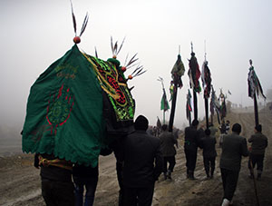 برگزاری آئین عزاداری ابا عبدالله الحسین (ع) در منطقه دوسرشمار