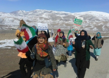 برگزاری مراسم راهپیمایی ۲۲ بهمن در روستای کوات و پشرت+تصاویر
