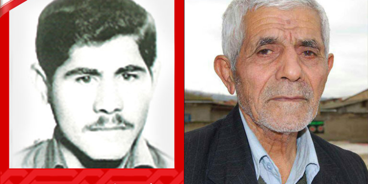 پدر بزگوار شهید دهبندی بالادهی به فرزند شهیدش پیوست