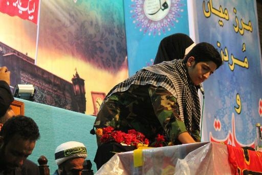 گزارش تصویری از مراسم وداع با شهدای مدافع حرم شهرستان بهشهر