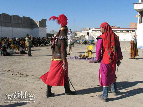 تعزیه در حسینیه سیدالشهدا(ع) قلعه سری های چهاردانگه مقیم نکا