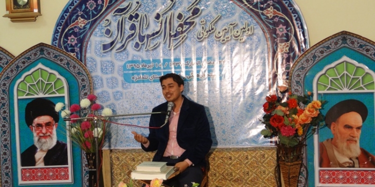 گزارش تصویری محفل انس یا قرآن روستای تلمادره
